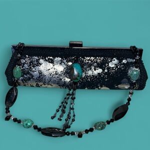 Kelly Kathleen Designs artisan-made handbag with a beaded strap